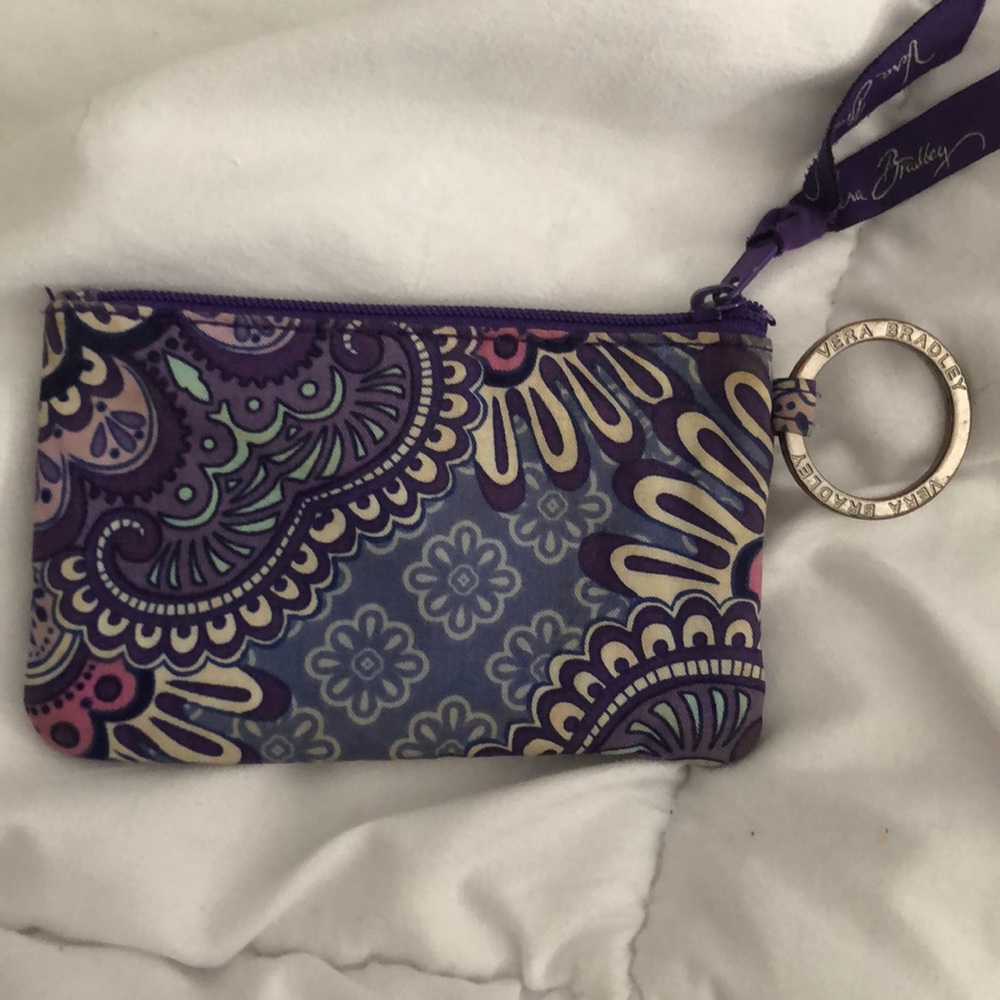 Vera Bradley key chain/card holder.  Gently used